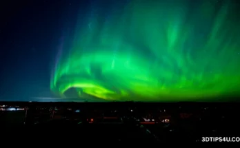 Northern Lights Illuminates the USA Night in a Rare Spectacle