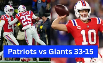 Patriots vs Giants Monday Night Clash Reveals Key Takeaways as New England Secures a 33-15 Win