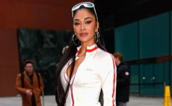 Nicole Scherzinger Rocks NSFW Sporty Looks with Plugging Jacket and Sheer Skirt