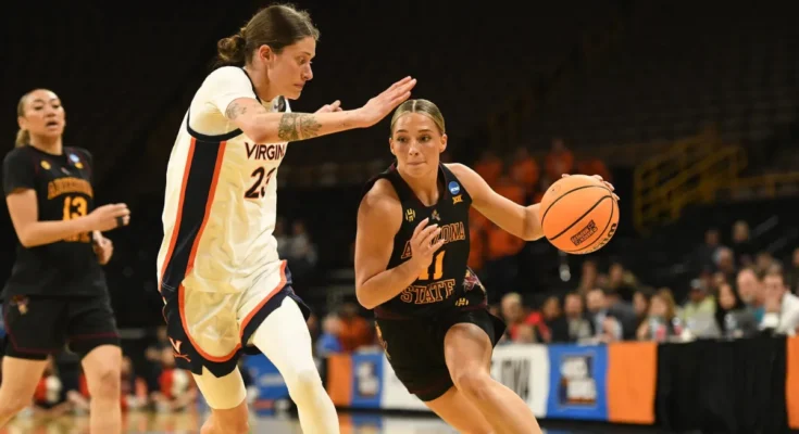 Women’s March Madness Sun Devils Fall to Virginia in Tournament First Four