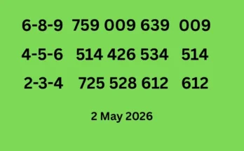 3 up Final Tips Sets For 2 May 2026