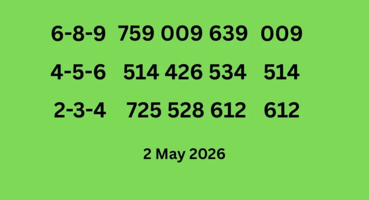 3 up Final Tips Sets For 2 May 2026