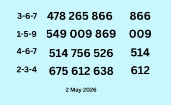 3 up Openning Tips sets of 2 May 2026