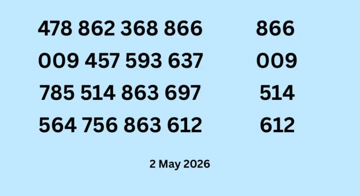 3 up Tips of First Common Sets For 2 May 2026
