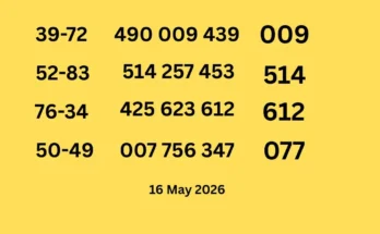 3 up First Tips Sets of 16 May 2026