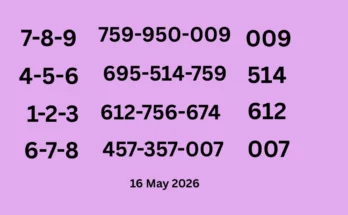 3 up Openning Tips Sets of 16 May 2026