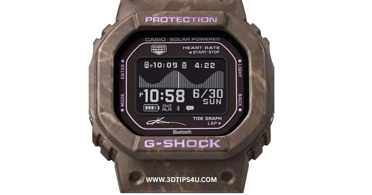 Casio launches new G-Shock watch in the US with heart rate tracking, solar charging & tide forecasts